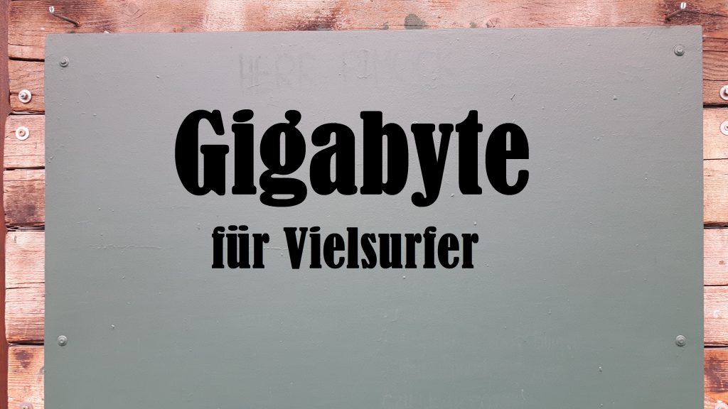 GB für Vielsurfer